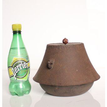 表千家十二世 惺斎好  富士型茶釜　K437 