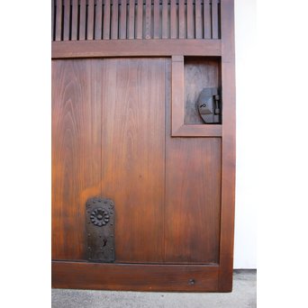 錠前付格子蔵戸　W527 