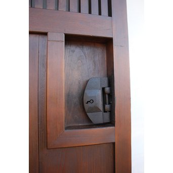 錠前付格子蔵戸　W527 