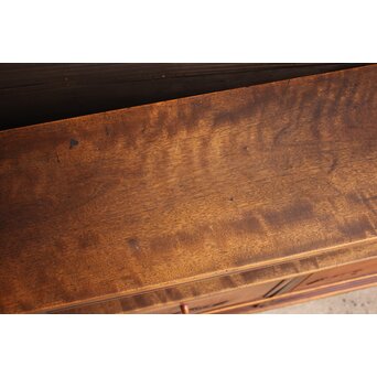 唐木造 南画木象嵌飾棚　G267 