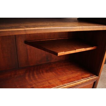 唐木造 南画木象嵌飾棚　G267 