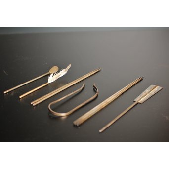 南鐐香道具 6点揃い　S2907 