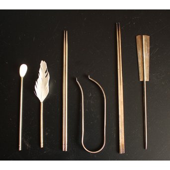 南鐐香道具 6点揃い　S2907