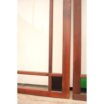 色ガラス明り取り/欄間　2枚1組　R2030 