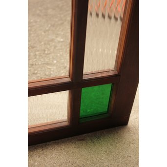 色ガラス明り取り/欄間　2枚1組　R2030 