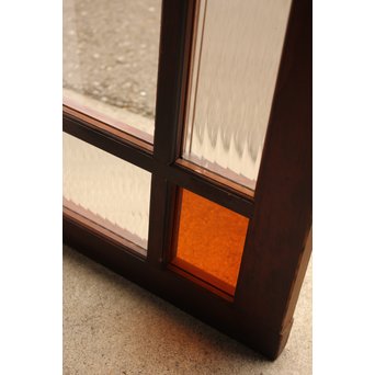 色ガラス明り取り/欄間　2枚1組　R2030 