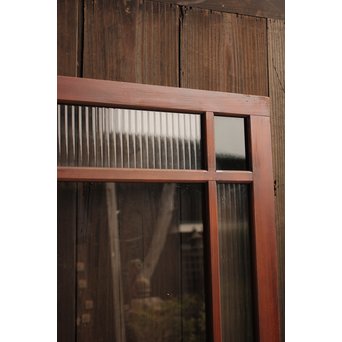 色ガラス明り取り/欄間　2枚1組　R2030 