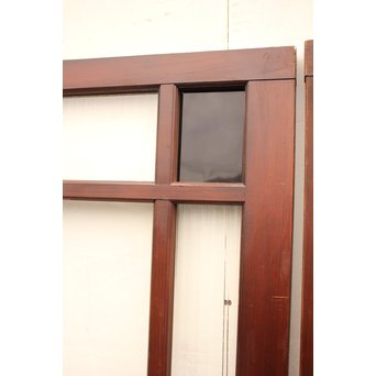 色ガラス明り取り/欄間　2枚1組　R2030 