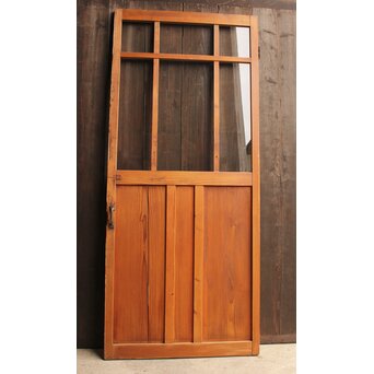 白いアンティークガラス戸　GD1021 