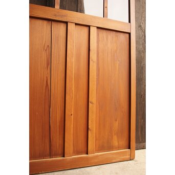 白いアンティークガラス戸　GD1021 