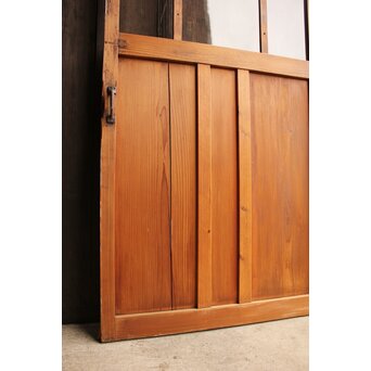 白いアンティークガラス戸　GD1021 