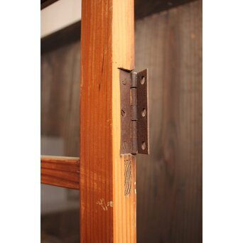 白いアンティークガラス戸　GD1021 