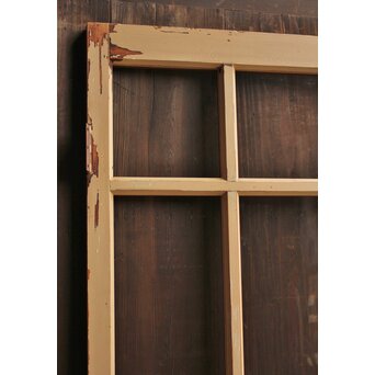 白いアンティークガラス戸　GD1021 