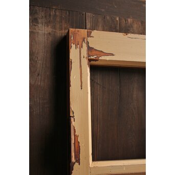 白いアンティークガラス戸　GD1021 