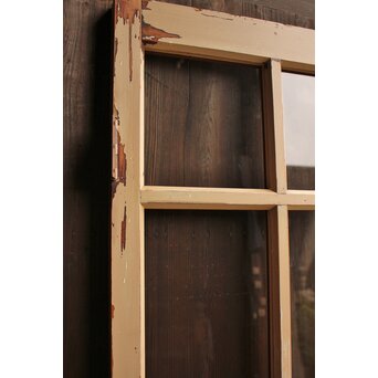 白いアンティークガラス戸　GD1021 