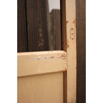 白いアンティークガラス戸　GD1021 