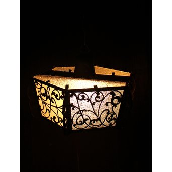 唐草シャンデリア照明　A1686