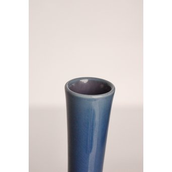 人間国宝 三代徳田八十吉作 金文字銘 耀彩花生　S2908 