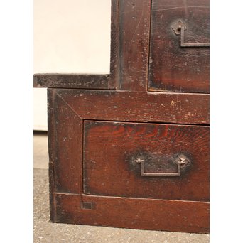 民藝 半間階段箪笥　I385 