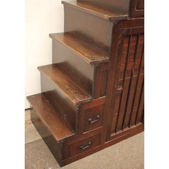 民藝 半間階段箪笥　I385 