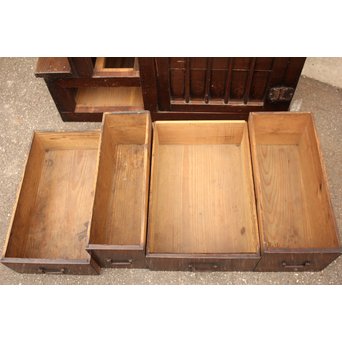 民藝 半間階段箪笥　I385 