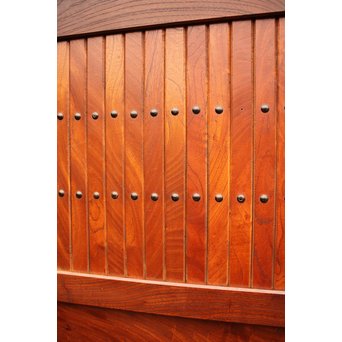 稀少 前面総欅一間水屋箪笥　I386 