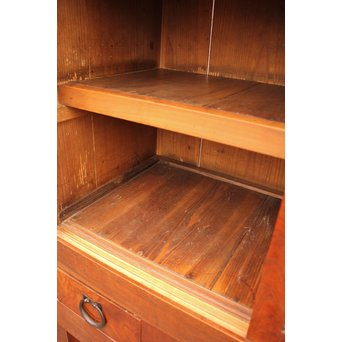 稀少 前面総欅一間水屋箪笥　I386 