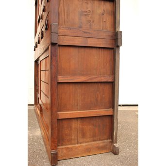 稀少 前面総欅一間水屋箪笥　I386 