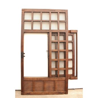 総欅升格子くぐり戸　W531 