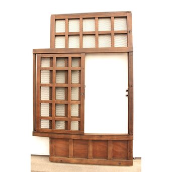 総欅升格子くぐり戸　W531 