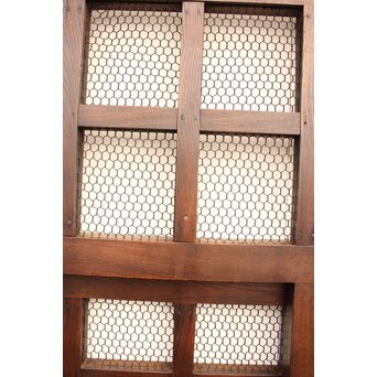 総欅升格子くぐり戸　W531 