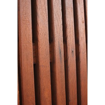 総欅鉄金具装飾の格子蔵戸　W532 