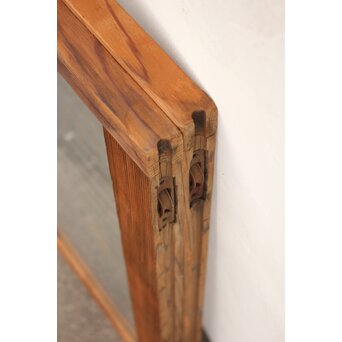 松竹梅の幾何学組子ガラス書院 2枚1組　R2042 