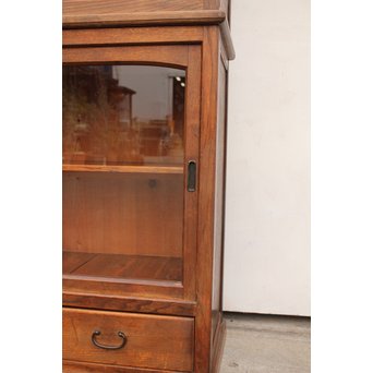 楢材四尺ガラスケース　G268 