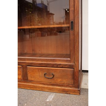 楢材四尺ガラスケース　G268 