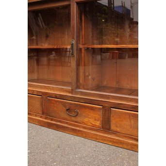 楢材四尺ガラスケース　G268 