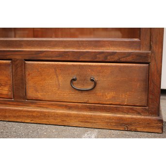 楢材四尺ガラスケース　G268 