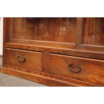 楢材四尺ガラスケース　G268 