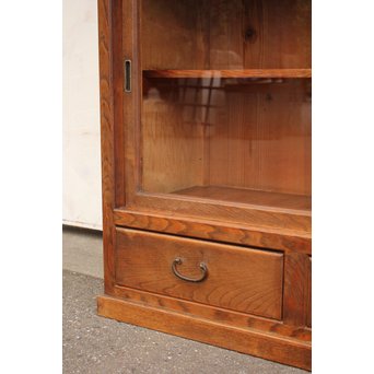 楢材四尺ガラスケース　G268 