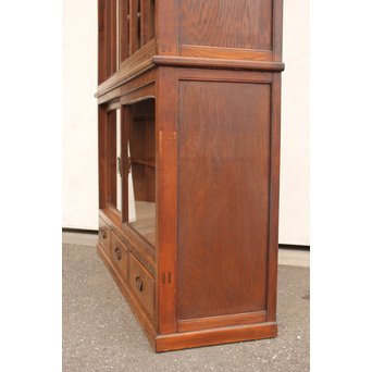 楢材四尺ガラスケース　G268 