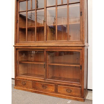 楢材四尺ガラスケース　G268 