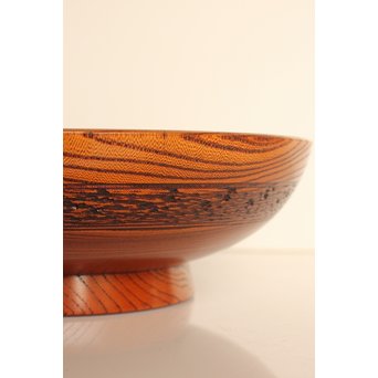 川北 良造　欅造菓子盆 　K459 