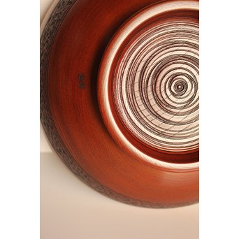 川北 良造　欅造菓子盆 　K459 