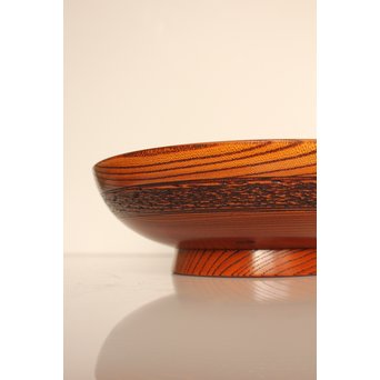 川北 良造　欅造菓子盆 　K459 