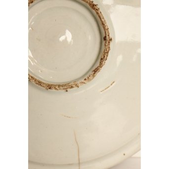 初期伊万里 吹墨鷺文中皿　S2922 