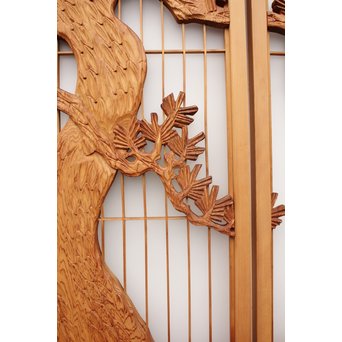 鶴松　七宝書院欄間5枚1組　R2052Y 