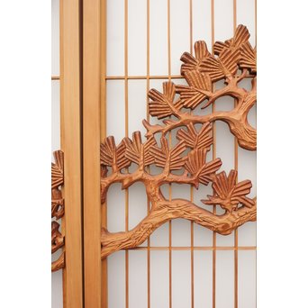 鶴松　七宝書院欄間5枚1組　R2052Y 