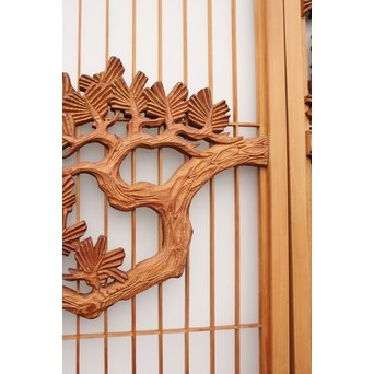 鶴松　七宝書院欄間5枚1組　R2052Y 