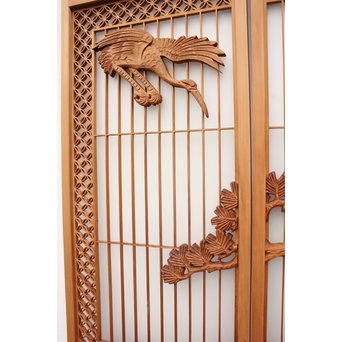 鶴松　七宝書院欄間5枚1組　R2052Y 