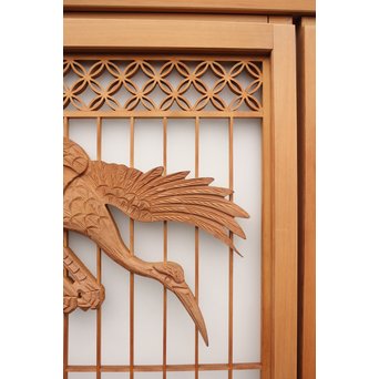 鶴松　七宝書院欄間5枚1組　R2052Y 